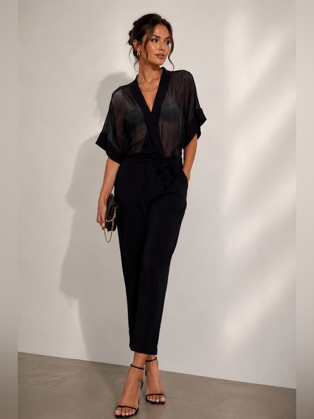 Sandro Kimonoia Jumpsuit